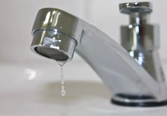 Leaking faucet in residential home in Frisco, TX.